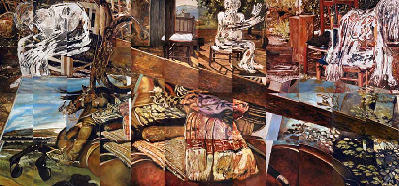 Tres fantasmas, 600 x 280 cm, 2007