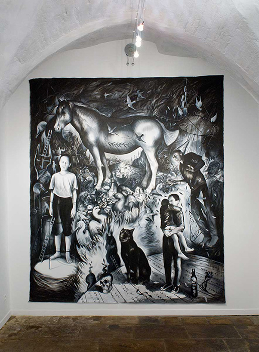 Une folie douce, 320 x 270 cm, 2008