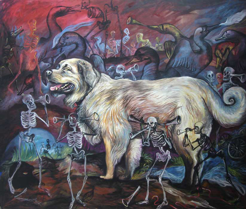 Inferno, 190 x 170 cm, 2001